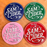 Sam’s Cider Coasters