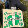 Sam's Cider Jute Tote bag