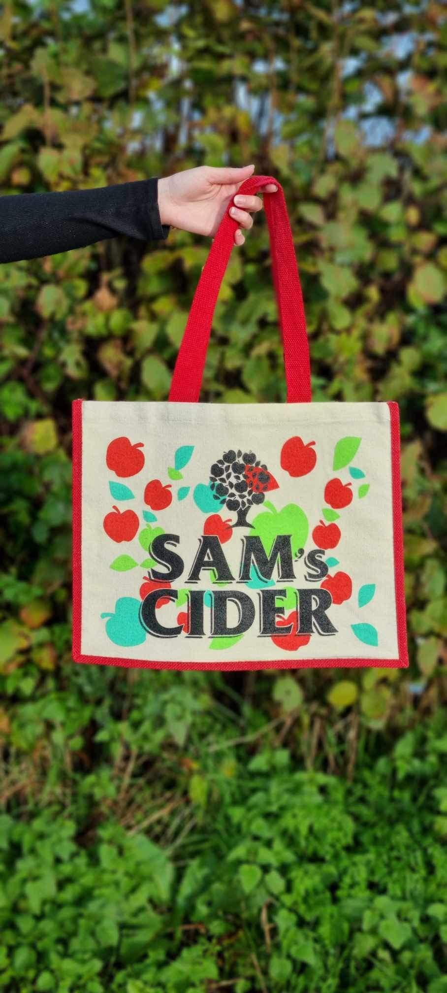 Sam's Cider Jute Tote bag - Sam's Cider