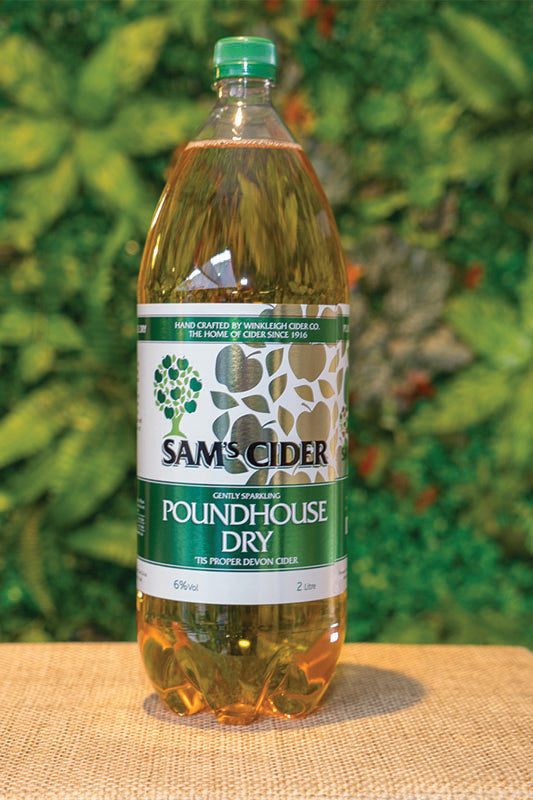 Sam’s Poundhouse Dry 6% (6 x 2 litre bottles) 6% ABV